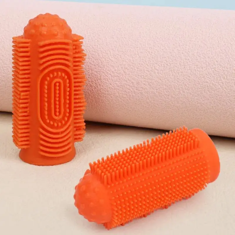 Brosse à doigt 360° pour chien