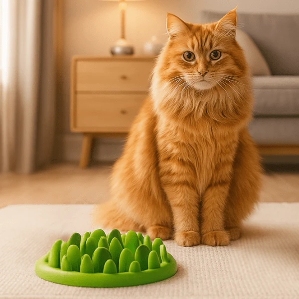 Gamelle anti glouton - Picots stimulants ralentissement - PurrPause™