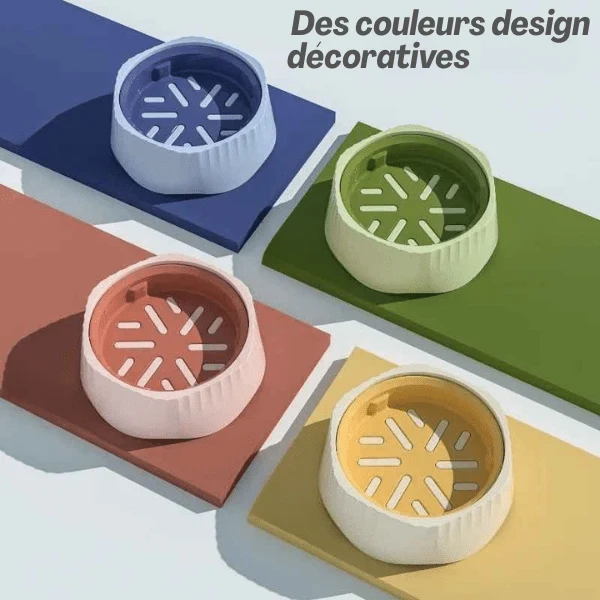 Gamelle anti glouton - Modulable rotative et labyrinthe - DoubleTime™