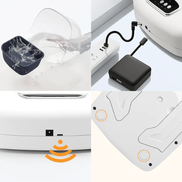 Gamelle chat automatique puce toutes options - Puce Motion+™
