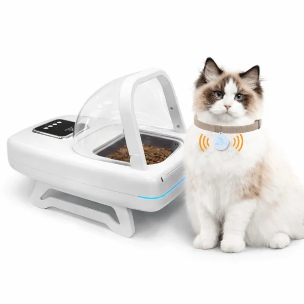 Gamelle chat automatique puce toutes options - Puce Motion+™