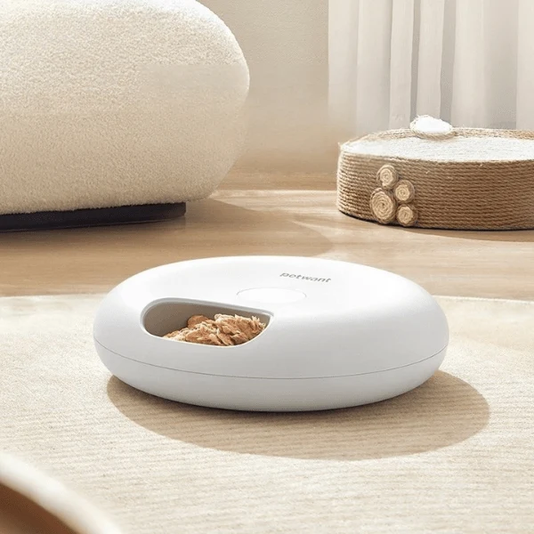 Gamelle chat automatique connectée - BowlPro 600™ : wifi 6 repas