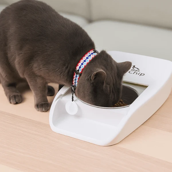 Gamelle chat automatique puce - Feeder PuceTech™ : RFID sans fil