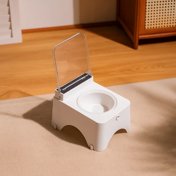 Gamelle chat automatique surélevée - Smart Feeder™ : couvercle capteur