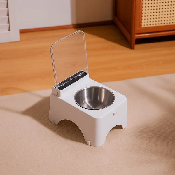 Gamelle chat automatique surélevée - Smart Feeder™ : couvercle capteur