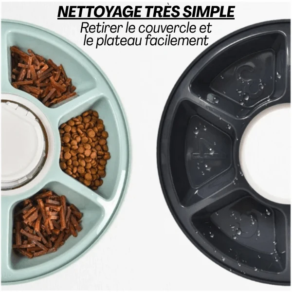 Gamelle automatique chat sans fil - Feeder 600 Cat™ : 6 repas humides
