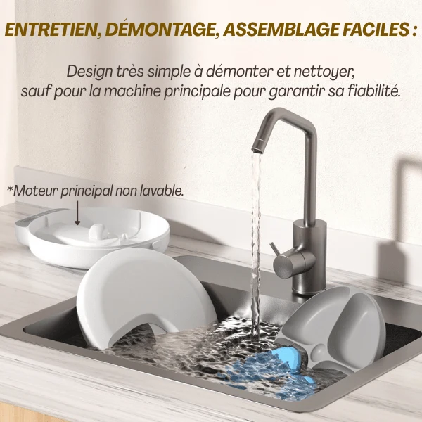 Gamelle automatique chat – sans fil programmable – FéliFeeder™