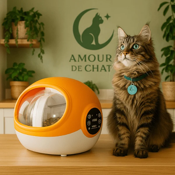 Gamelle automatique chat puce - CrocTech Edition™ : multifonction