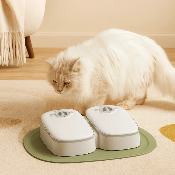 Gamelle automatique chat - Minute-Croq™ : minuterie sans fil