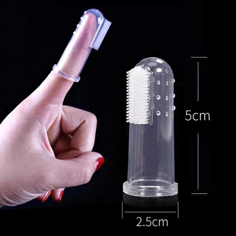 Doigt brosse à dent pour animaux