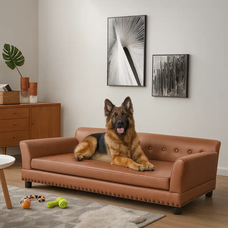 Canapé pour chien xxl simili cuir