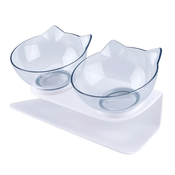 Gamelle chat surélevée - Snack Fantôme™ : posture optimale