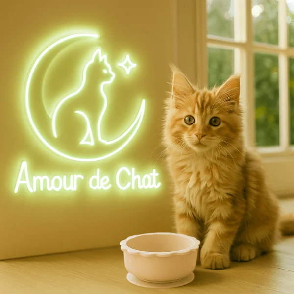 Bol chaton - SikBowl™ : silicone stable