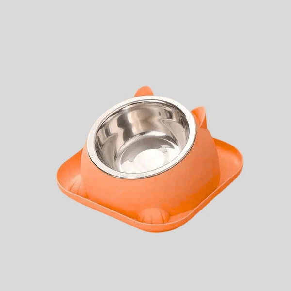 Gamelle chaton - Bowl Design™ : bol inox croquettes