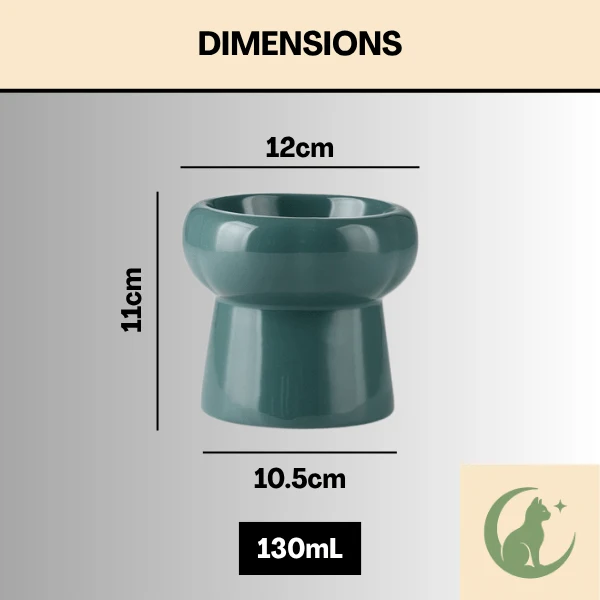 Gamelles chaton céramique - Mini DéliCat™ : bol surélevé