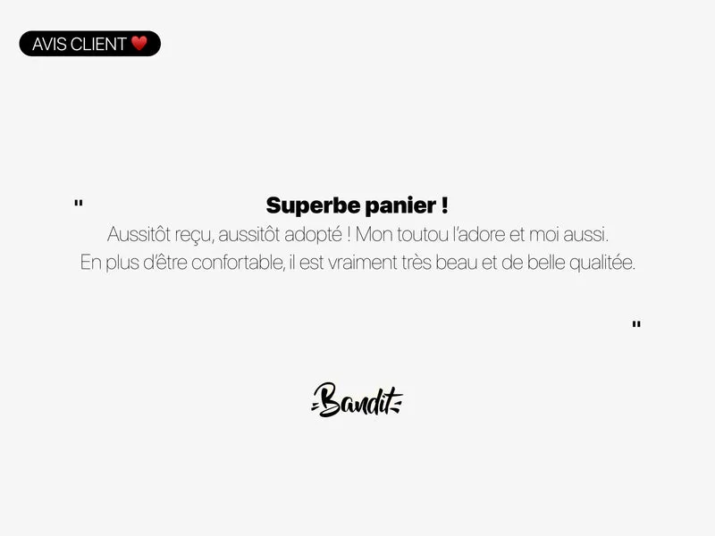 Panier pour chien
