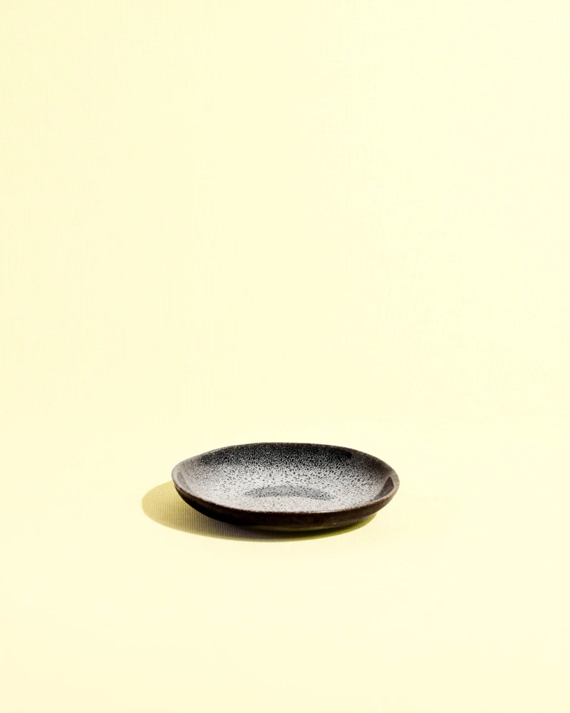Mini assiette | Noir écume