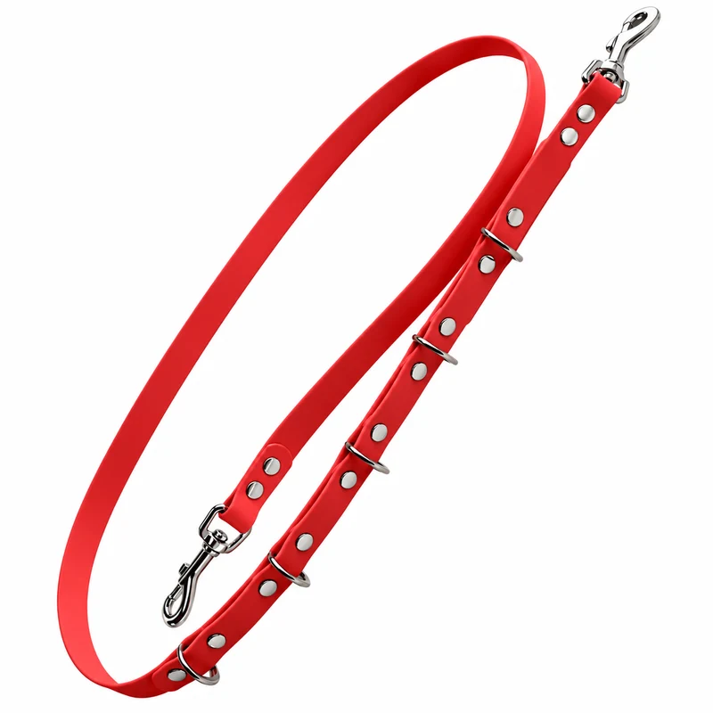 Sangle de toilettage réglable en biothane 16 mm – faite main