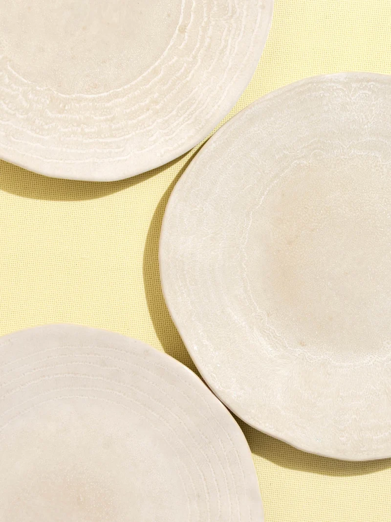 Grande assiette Onda | Beige sable