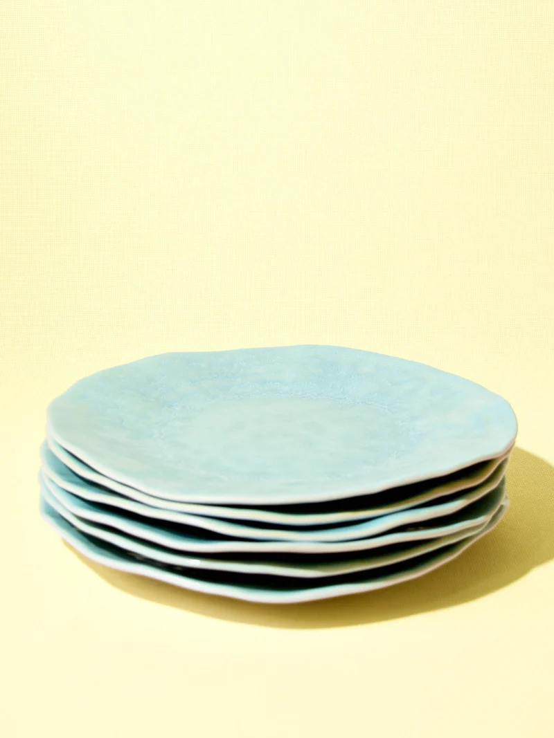 Grande assiette Onda | Vert d’eau