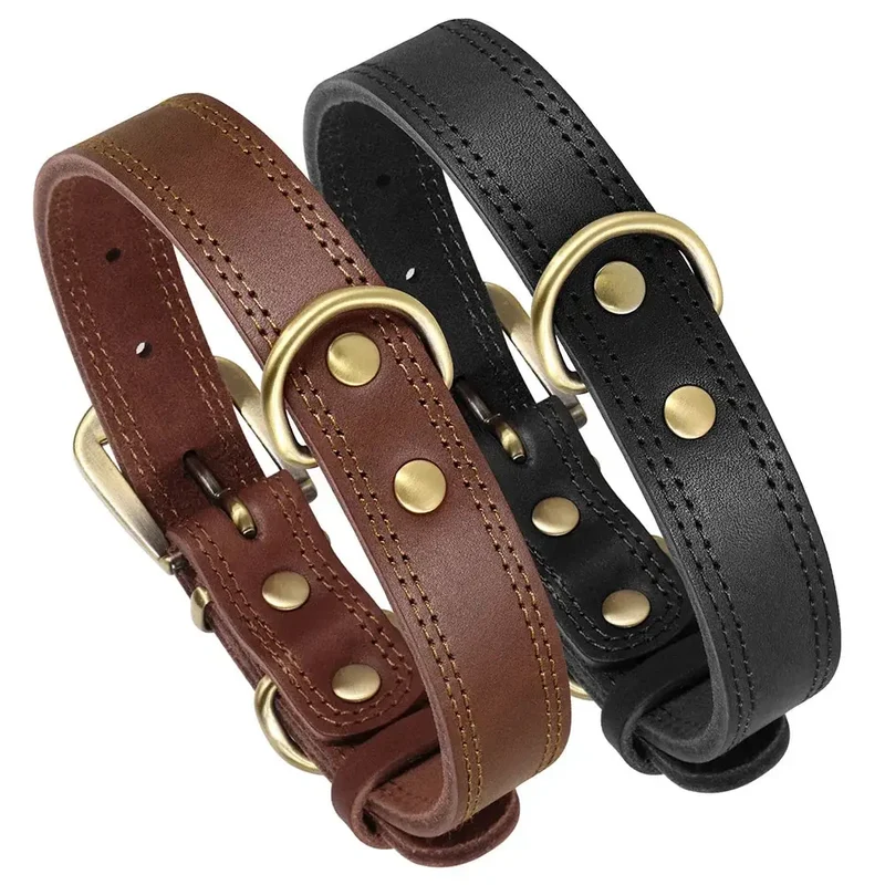 Collier cuir pour chien