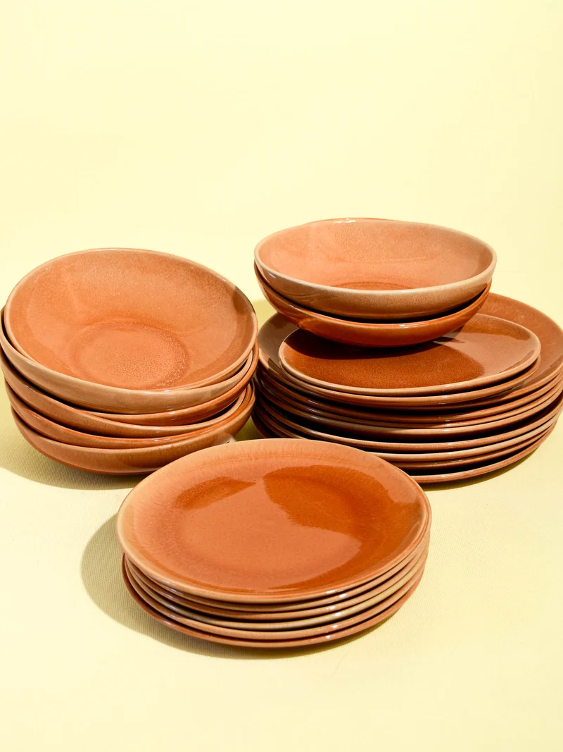 Service pour 8 | Terracotta sienna