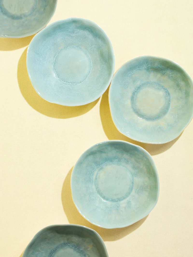 Assiette creuse Onda | Vert d’eau