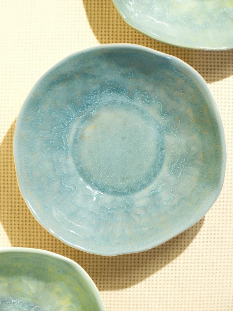 Assiette creuse Onda | Vert d’eau