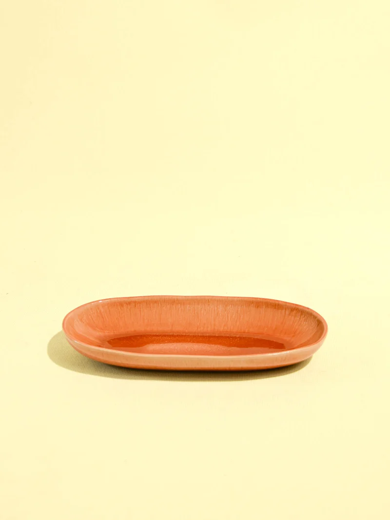 Plat de service M | Terracotta sienna
