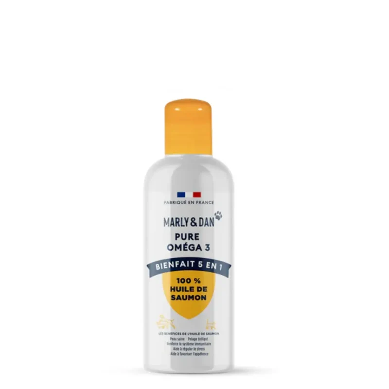 Huile de Saumon Marly & Dan pour Chiens et Chats