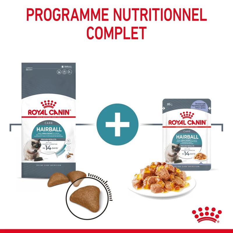 Royal Canin Hairball Care en gelée – pâtée chat