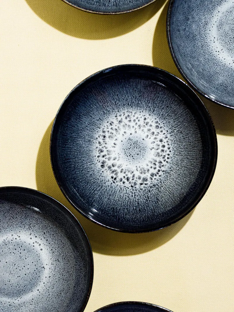 Assiette creuse | Noir écume