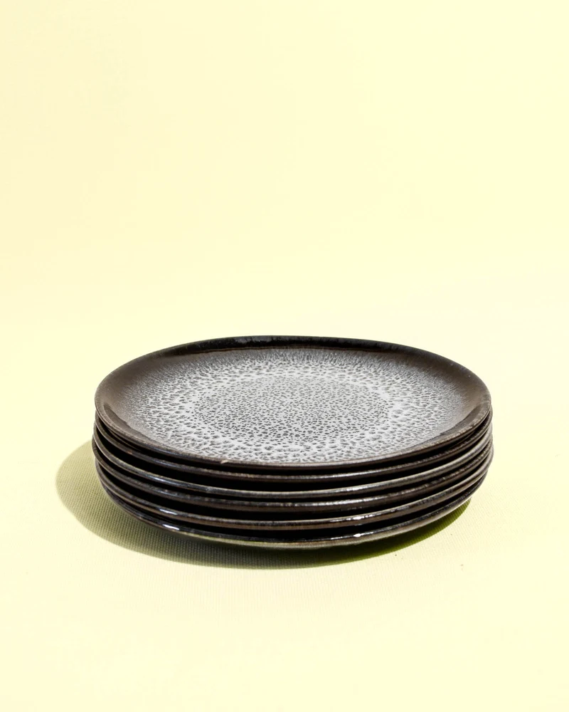 Petite assiette | Noir écume