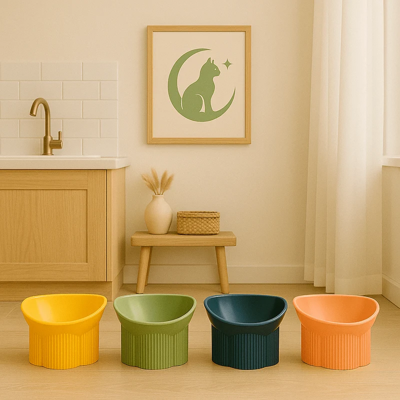 Gamelle chat anti renversement - Anti-tipCatBowls™