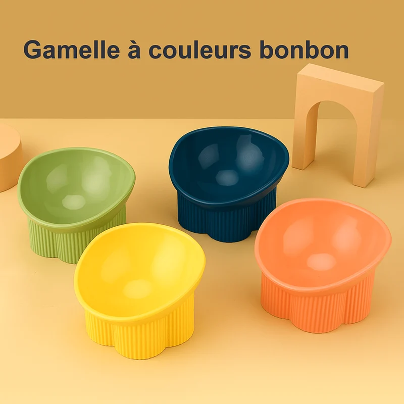 Gamelle chat anti renversement - Anti-tipCatBowls™