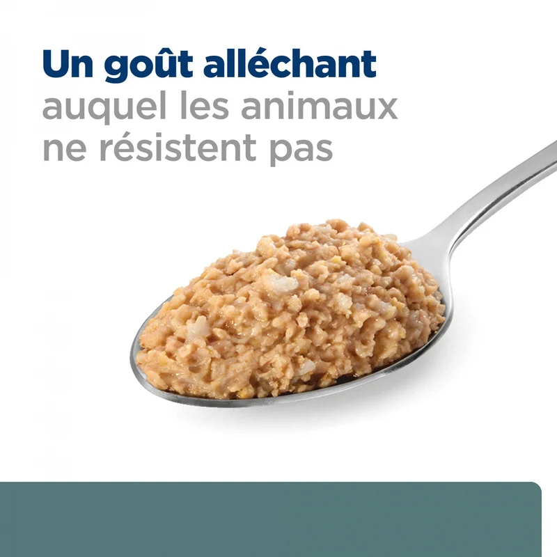 HILL’S Prescription Diet w/d Diabetes Care en Boîtes au Poulet – Pâtée pour chien