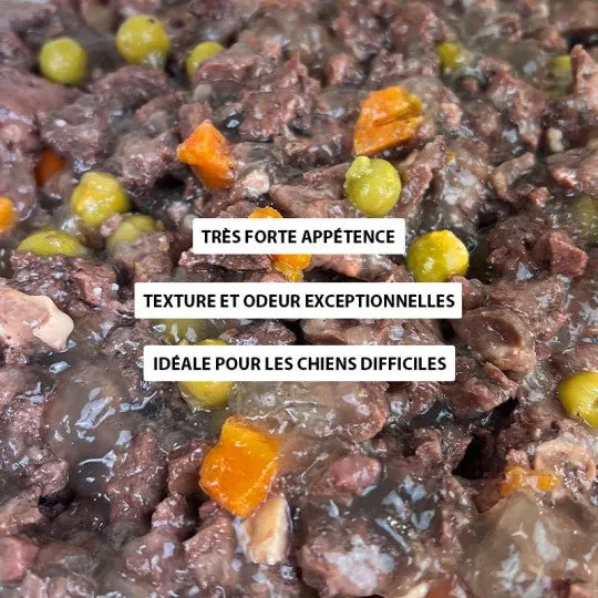 Pâtée chien sanglier – Ragoût sauvage Atavik 400g