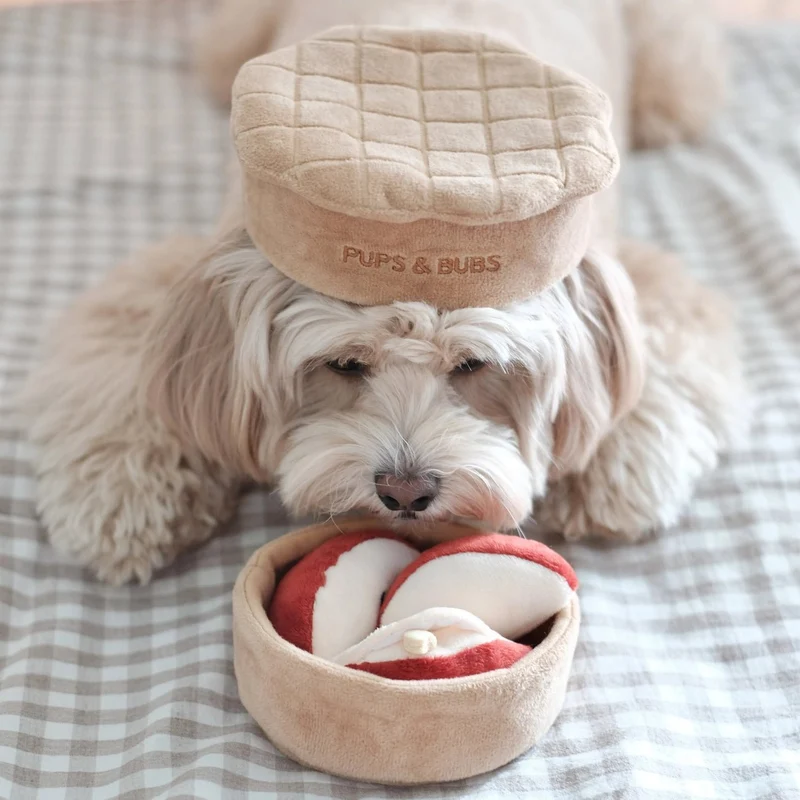 Jouet d’occupation pour chien – Tarte aux Pommes 🍏 Pups & Bub
