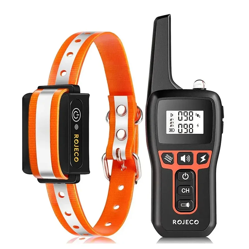 Collier de dressage pour chien etanche et rechargeable 1000 m