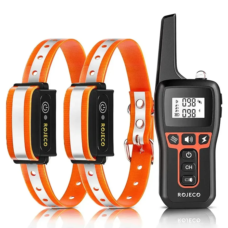 Collier de dressage pour chien etanche et rechargeable 1000 m