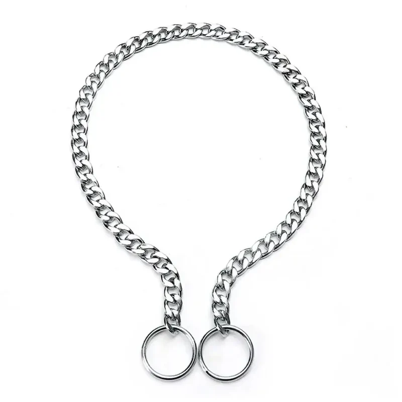 Collier en métal étrangleur simple pour chien