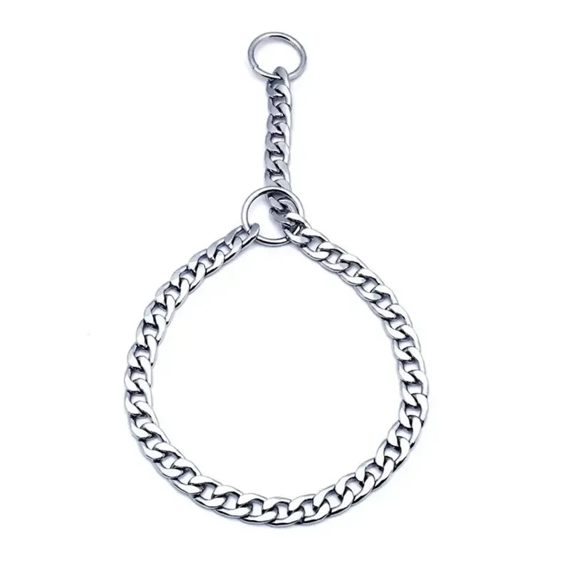 Collier en métal étrangleur simple pour chien