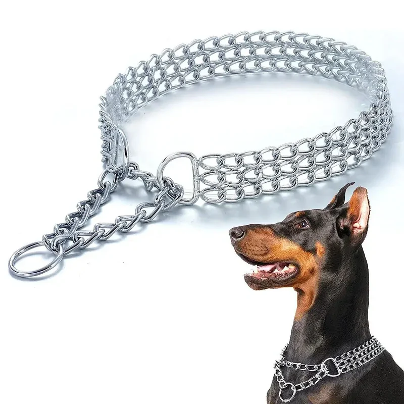 Collier en metal pour chien