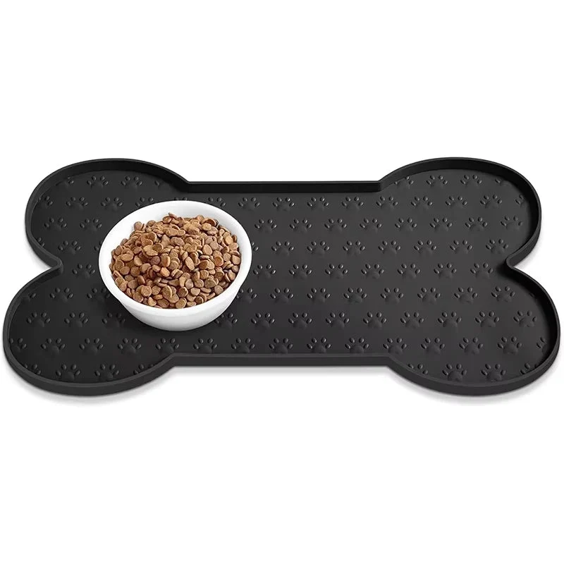 Tapis de gamelle chien humour