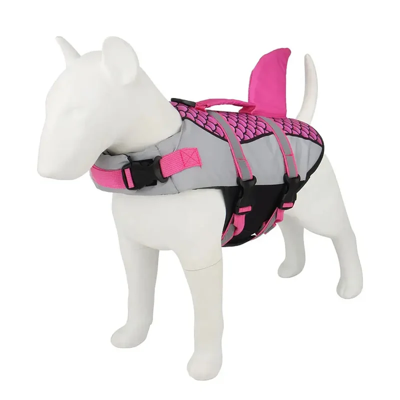 Gilet de sauvetage requin pour chien