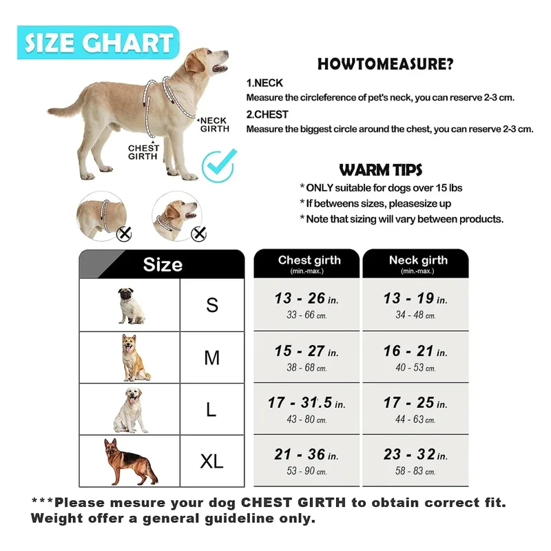 Harnais bouclier pour gros chien