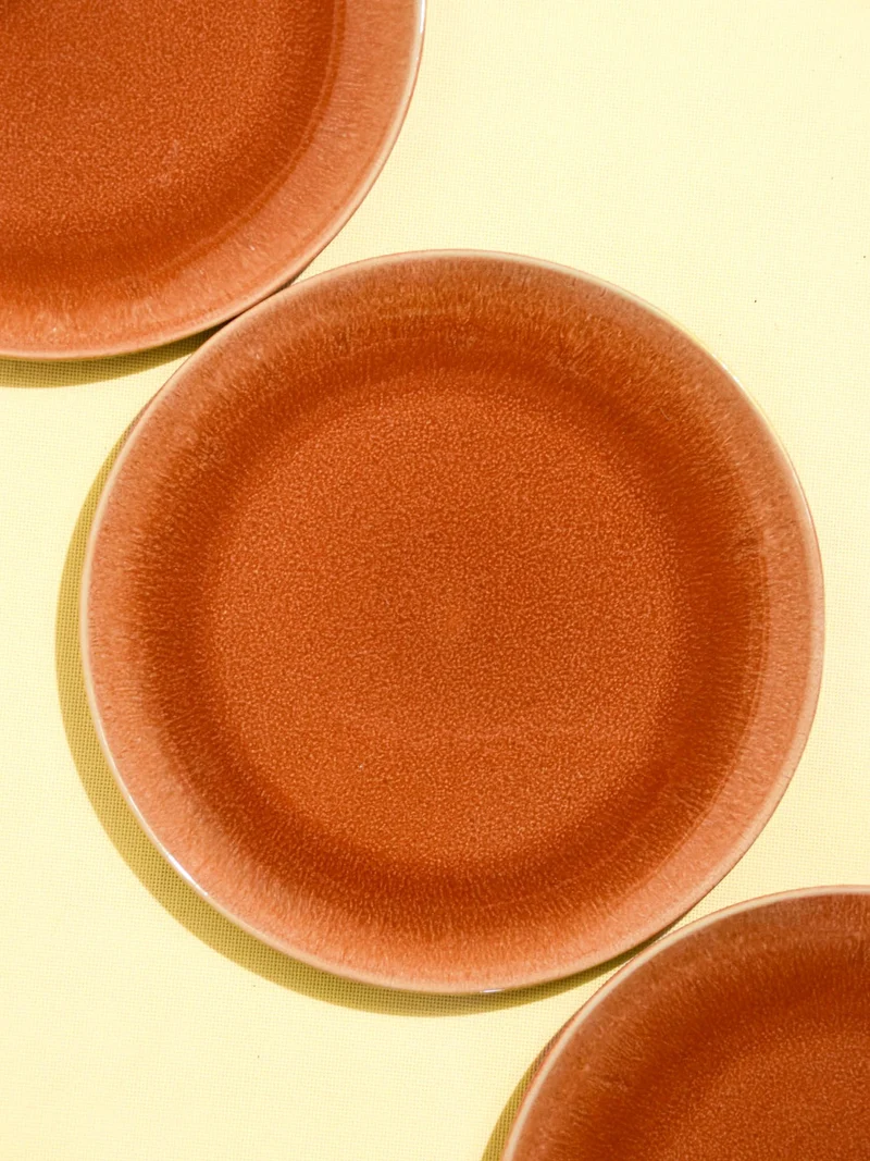 Grande assiette | Terracotta sienna