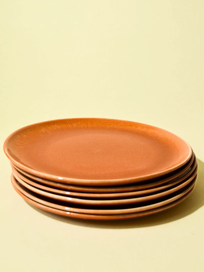 Grande assiette | Terracotta sienna