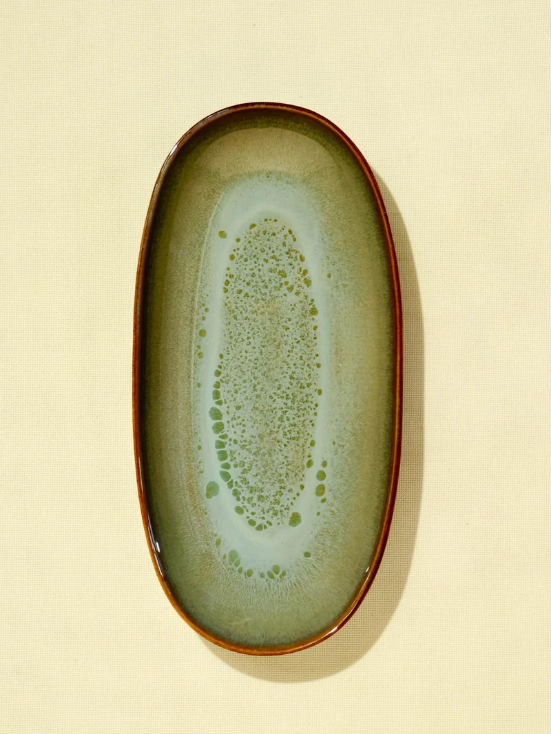 Plat de service L | Vert rivage