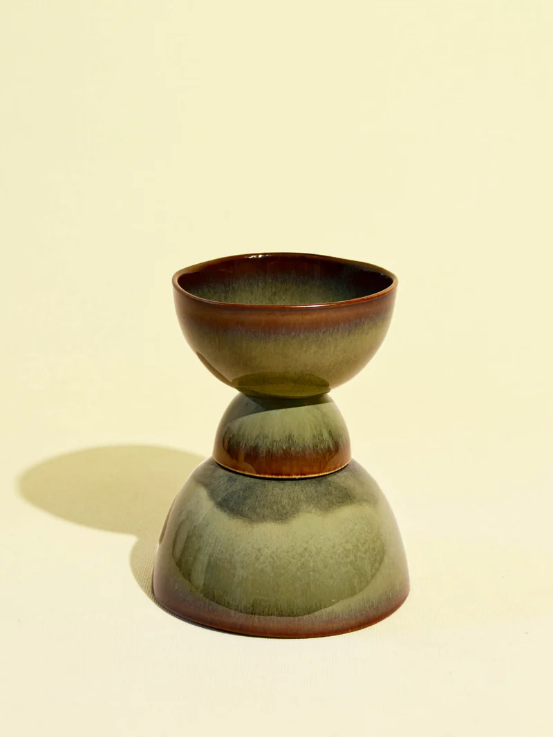 Grand bol rond | Vert rivage